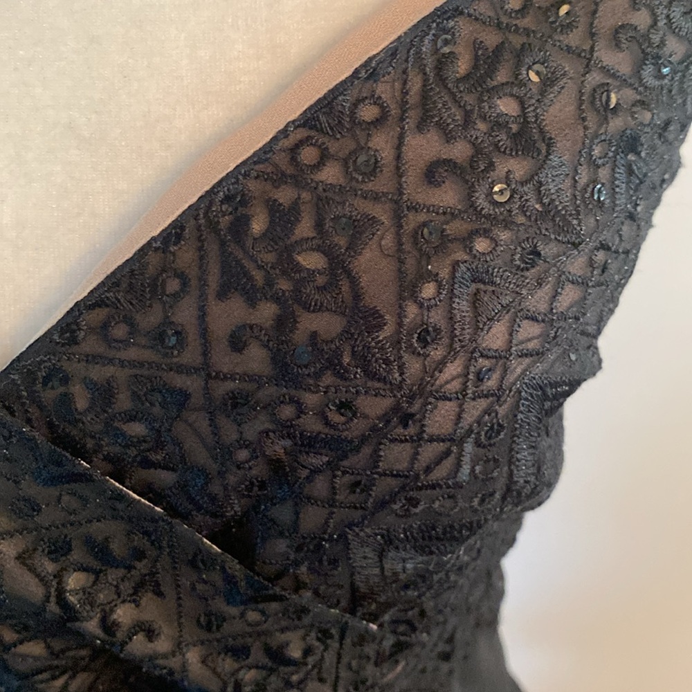 Nicole  Miller size  8 100% silk slip dress - Picture 3 of 14